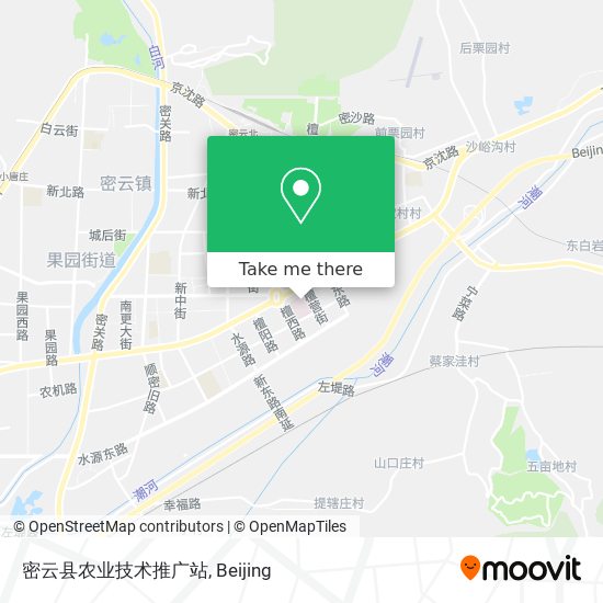 密云县农业技术推广站 map