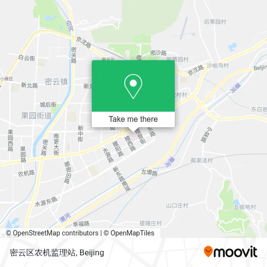 密云区农机监理站 map