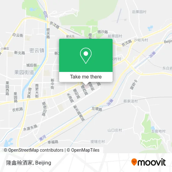 隆鑫翰酒家 map