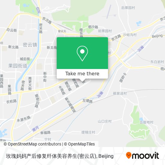 玫瑰妈妈产后修复纤体美容养生(密云店) map
