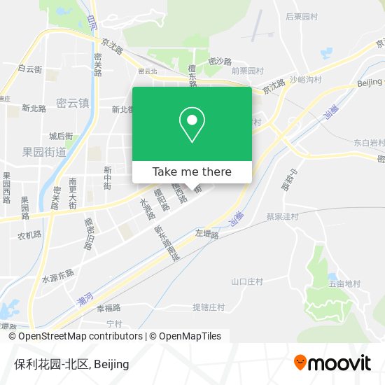 保利花园-北区 map