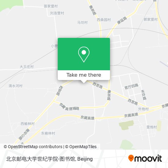 北京邮电大学世纪学院-图书馆 map