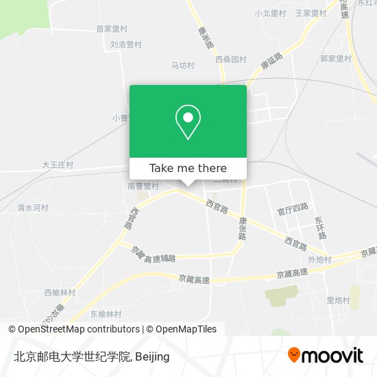 北京邮电大学世纪学院 map