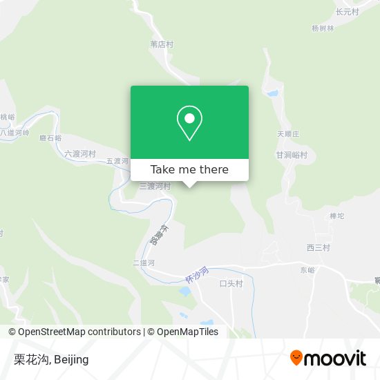 栗花沟 map
