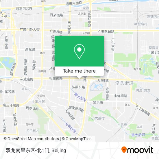 双龙南里东区-北1门 map