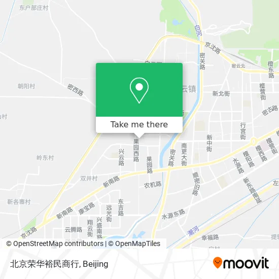 北京荣华裕民商行 map