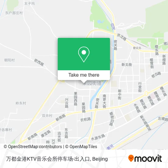万都金港KTV音乐会所停车场-出入口 map