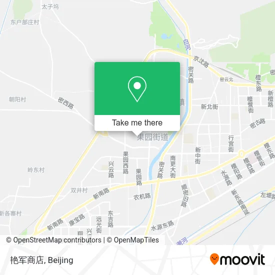 艳军商店 map