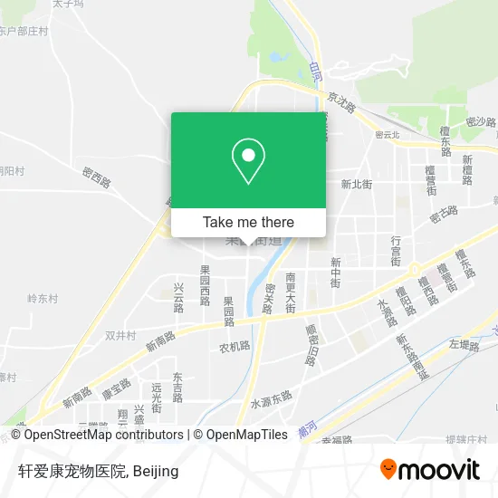 轩爱康宠物医院 map