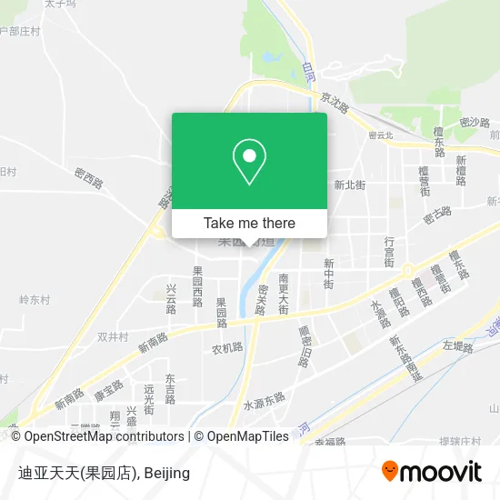 迪亚天天(果园店) map
