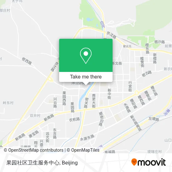 果园社区卫生服务中心 map