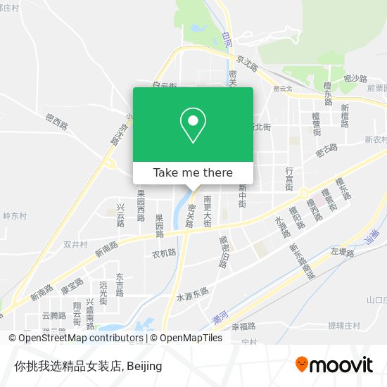 你挑我选精品女装店 map