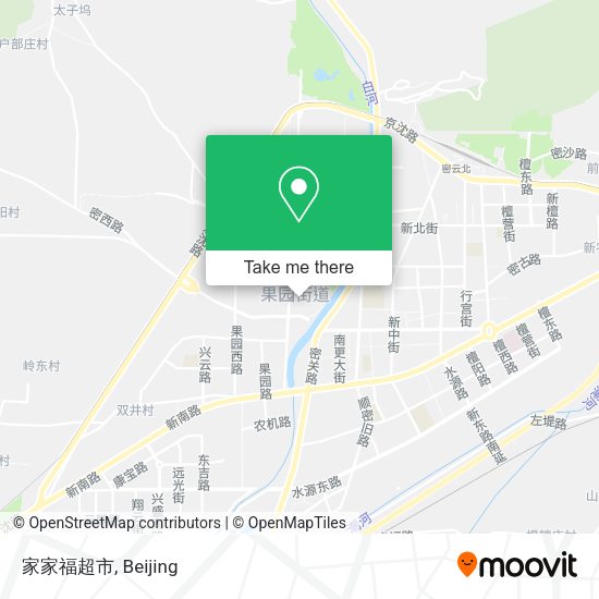 家家福超市 map