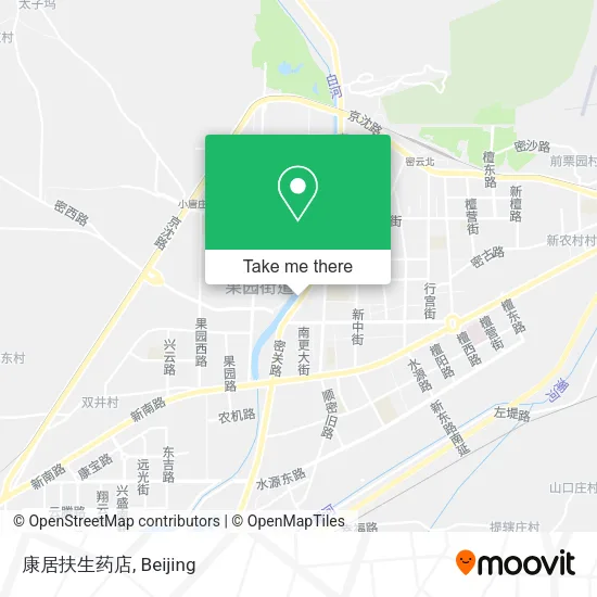 康居扶生药店 map
