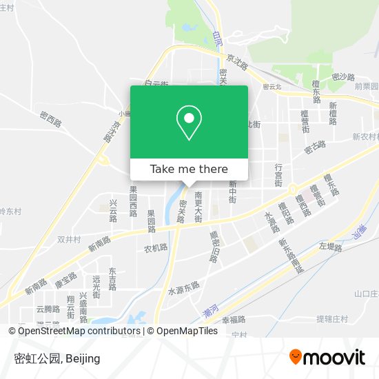 密虹公园 map