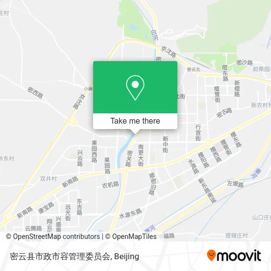 密云县市政市容管理委员会 map