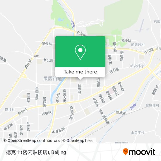 德克士(密云鼓楼店) map