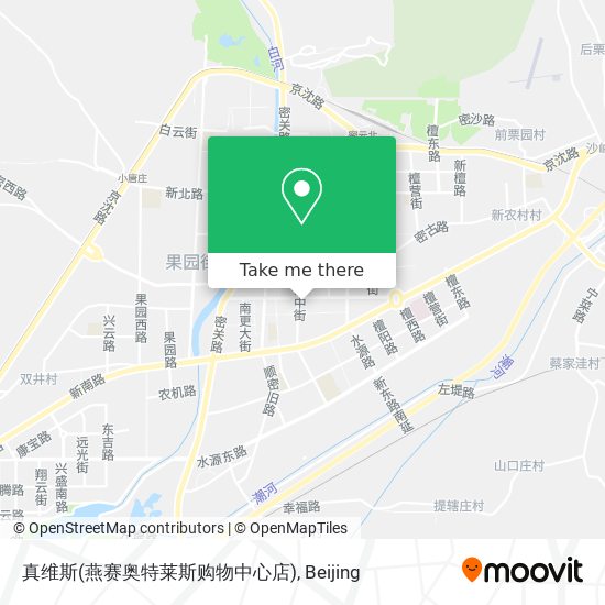 真维斯(燕赛奥特莱斯购物中心店) map