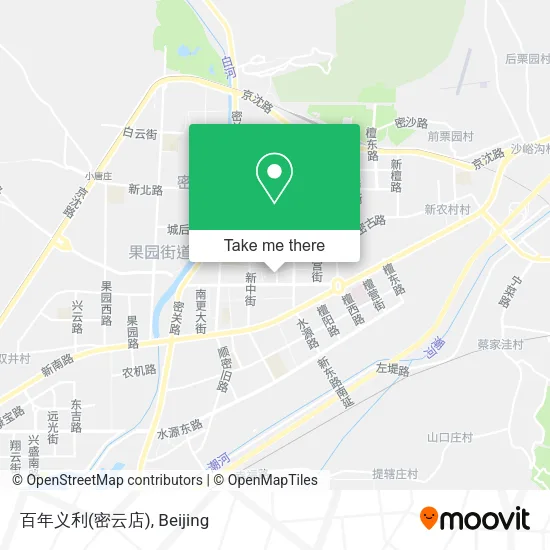 百年义利(密云店) map