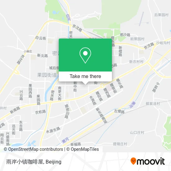 雨岸小镇咖啡屋 map