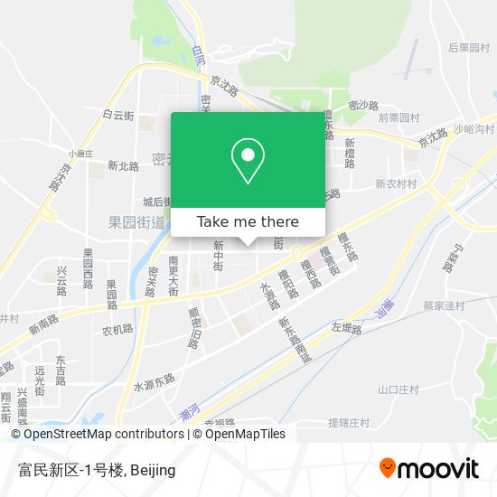 富民新区-1号楼 map