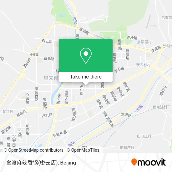 拿渡麻辣香锅(密云店) map