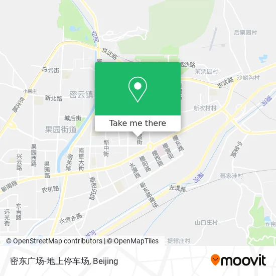 密东广场-地上停车场 map