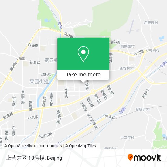 上营东区-18号楼 map