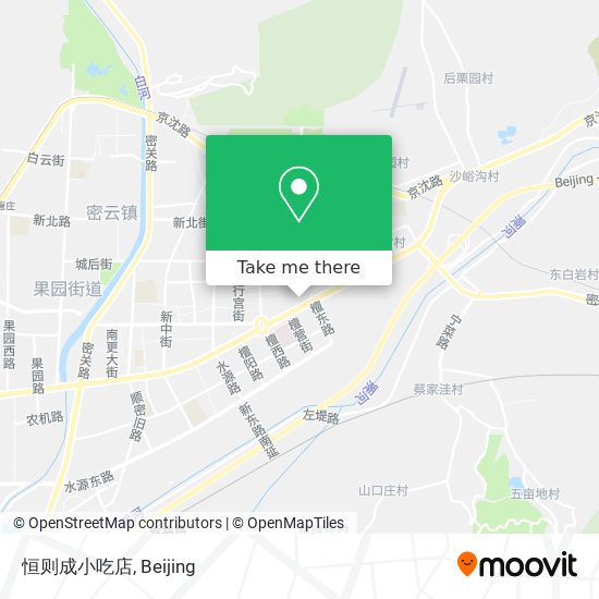 恒则成小吃店 map