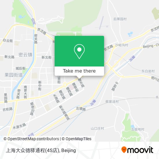 上海大众德驿通程(4S店) map