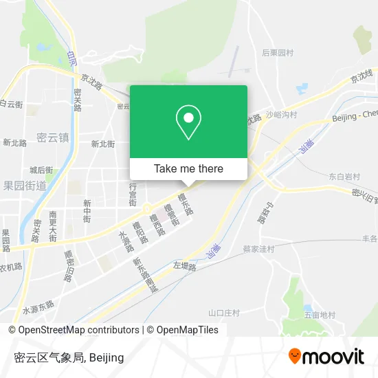 密云区气象局 map