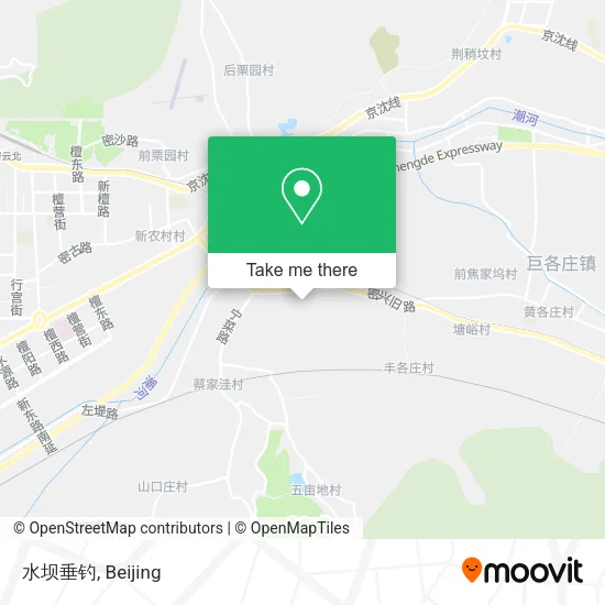 水坝垂钓 map