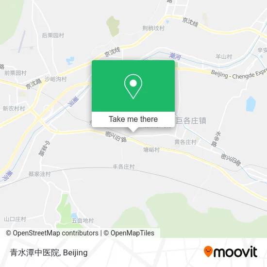 青水潭中医院 map