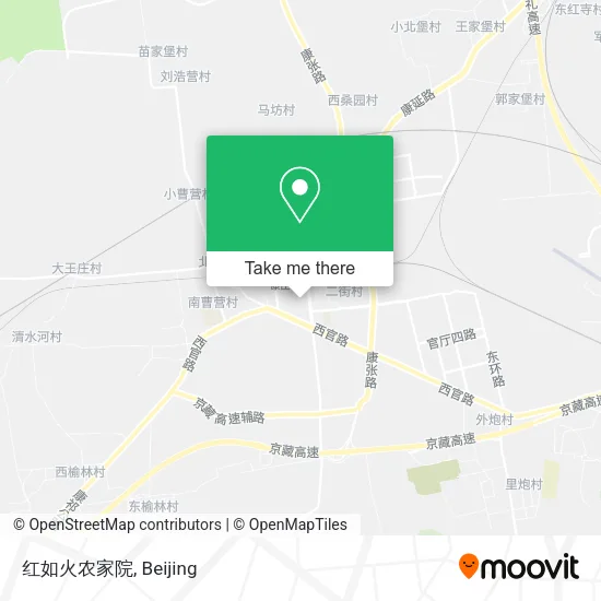 红如火农家院 map