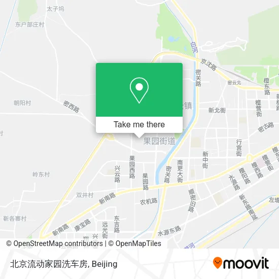 北京流动家园洗车房 map