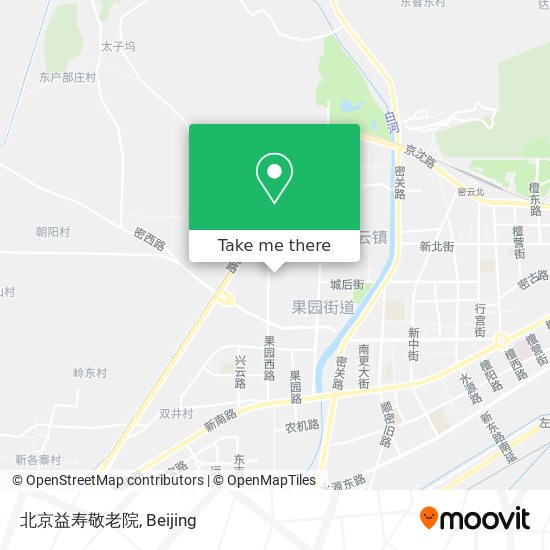 北京益寿敬老院 map