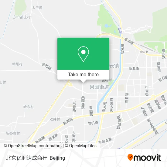 北京亿润达成商行 map