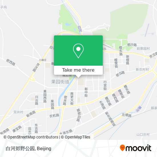 白河郊野公园 map