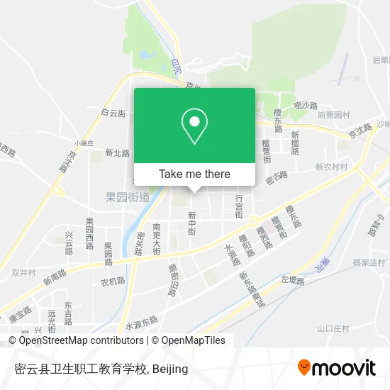 密云县卫生职工教育学校 map