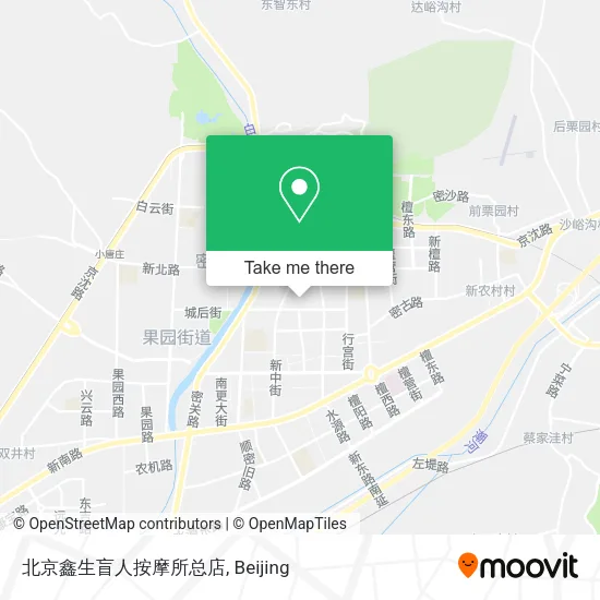 北京鑫生盲人按摩所总店 map