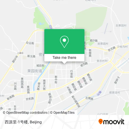 西源里-1号楼 map
