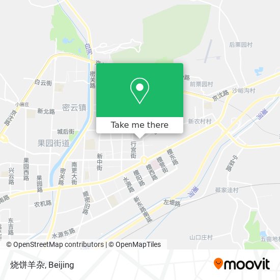 烧饼羊杂 map