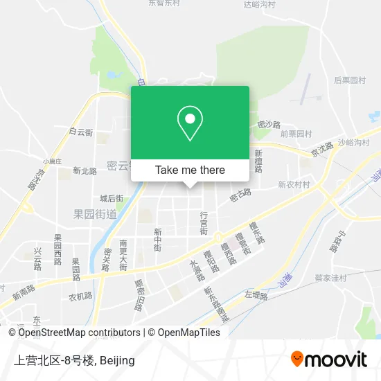 上营北区-8号楼 map