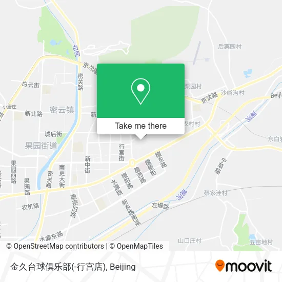 金久台球俱乐部(-行宫店) map