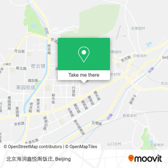 北京海润鑫悦阁饭庄 map