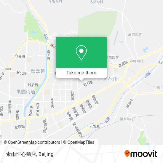 素雨恒心商店 map