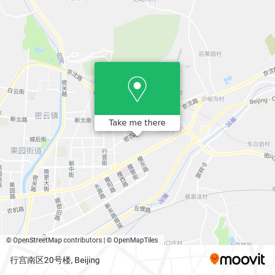 行宫南区20号楼 map