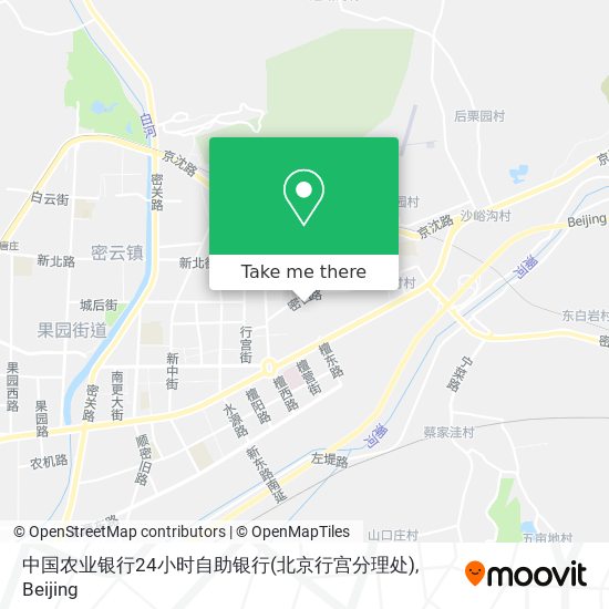 中国农业银行24小时自助银行(北京行宫分理处) map