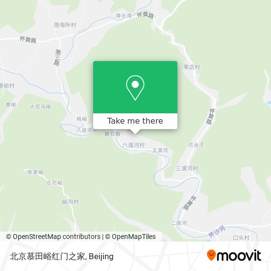 北京慕田峪红门之家 map