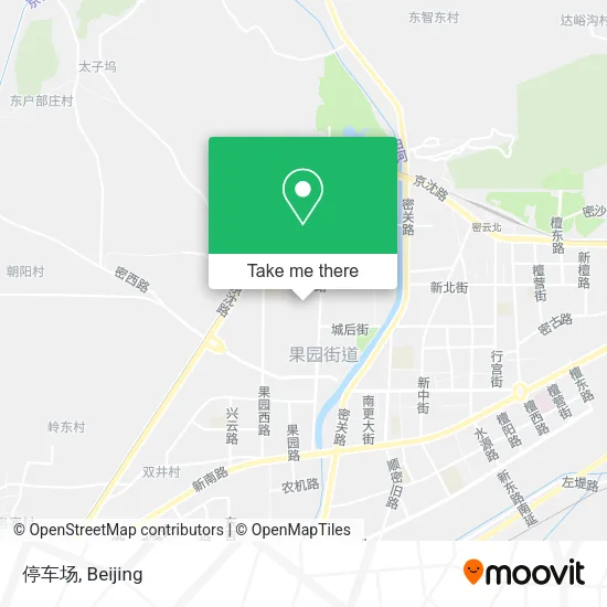停车场 map